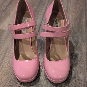 Steve Madden Glossy Pink Heels
